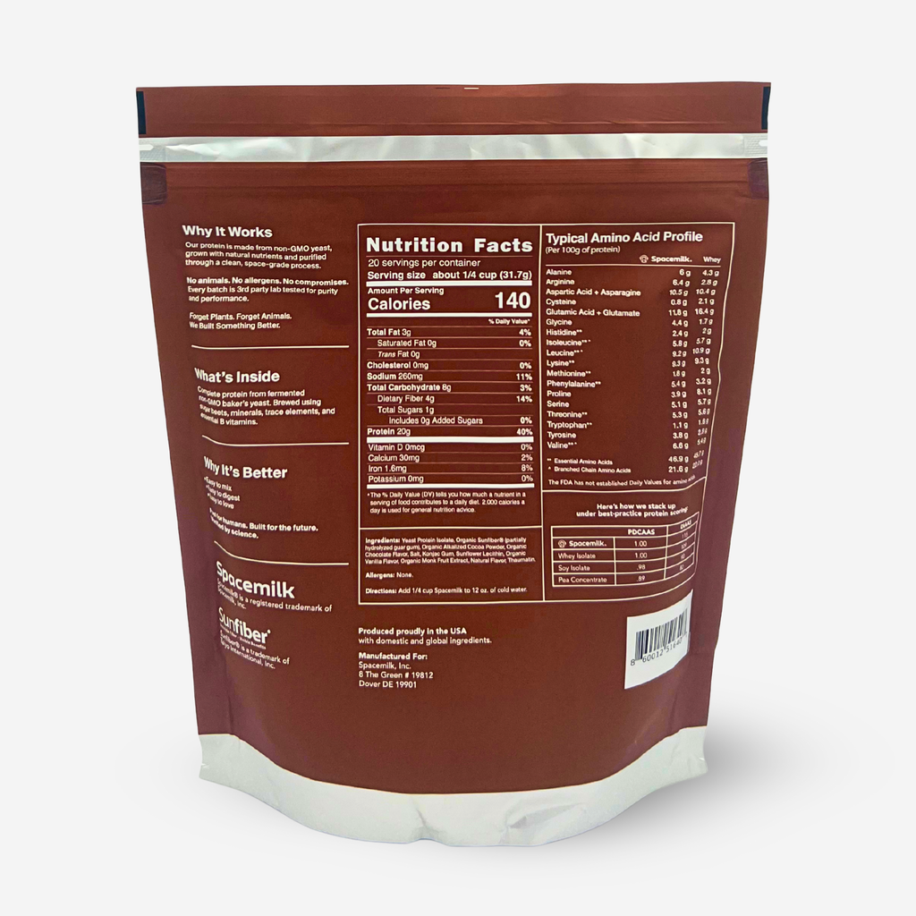 Spacemilk Chocolate Back